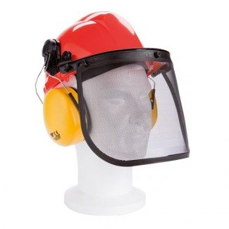 Casque de sécurité avec visière intégrée Casque de sécurité avec visière intégrée